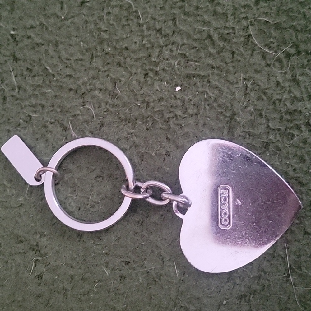 Coach Rainbow Heart Keychain - Picture 2 of 2